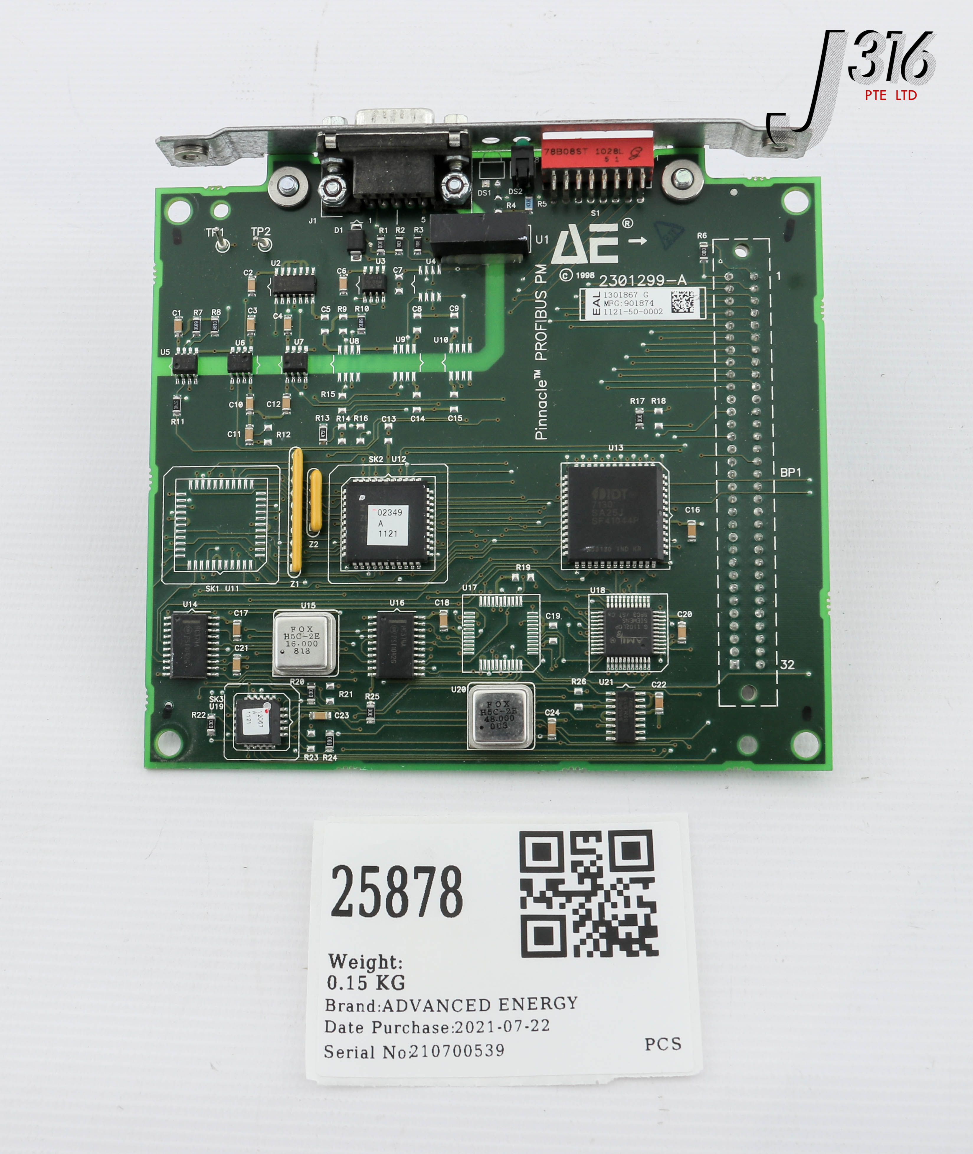 25878 ADVANCED ENERGY PCB PINNACLE PROFIBUS PM 2301299-A | eBay